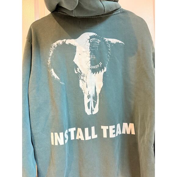 Dickies X Nys Double Logo Hoodie Install Team Size Large Rare‎ Hooded - Picture 9 of 11